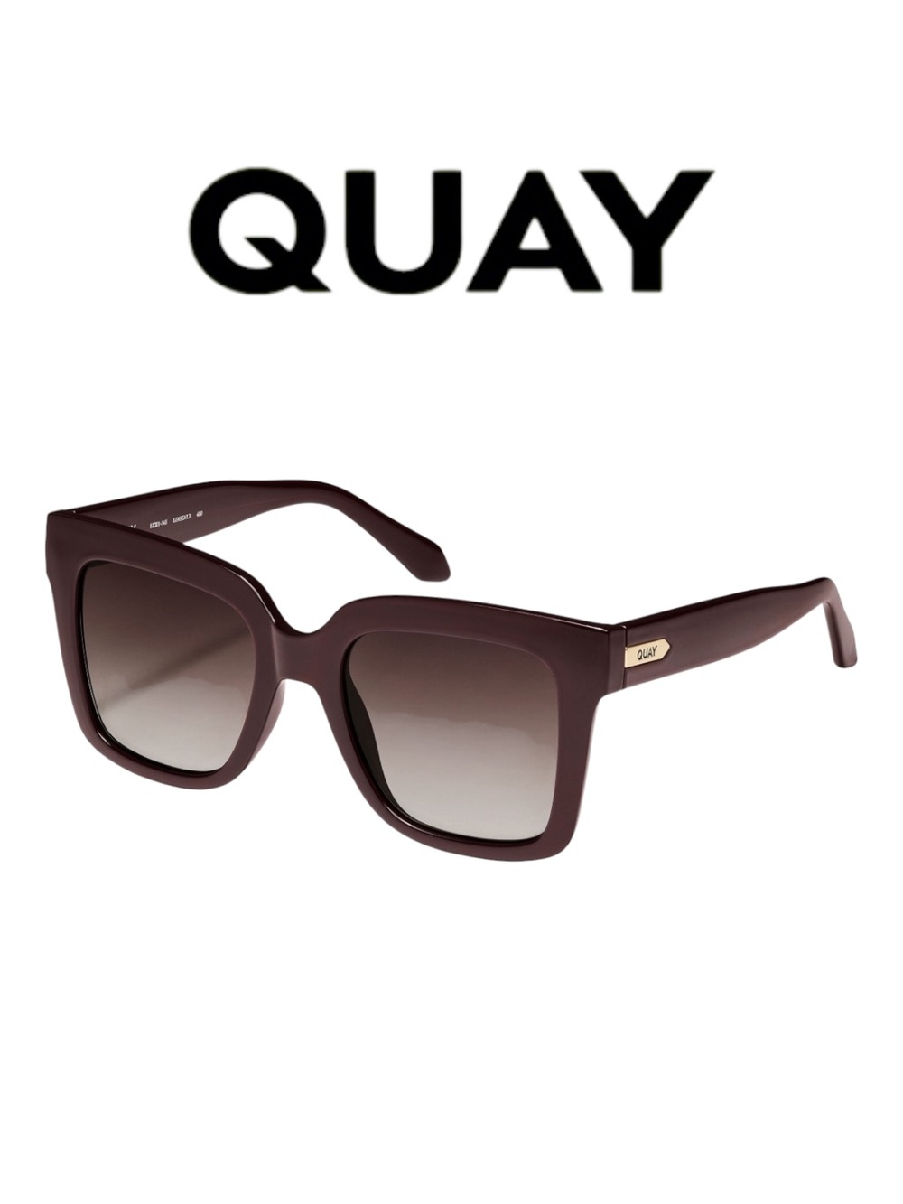 NWT Quay Australia ICY Sunglasses - Espresso Brown (Multiples Available) - Picture 3 of 4